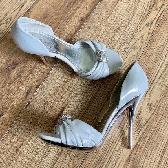 ALDO | Silver High Heels - Picture 4 of 12